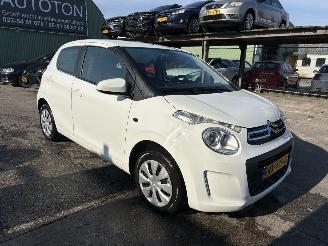 krockskadad bil auto Citroën C1 1.0 E-VTI 51KW Airco Led Feel 5-Drs NAP 2018/2
