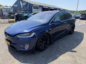 krockskadad bil auto Tesla Model X 75D 245KW Base Clima Navi  NAP 2017/9