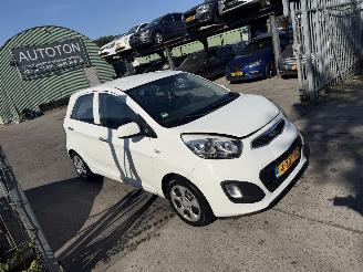 uszkodzony samochody osobowe Kia Picanto 1.0 CVVT 51KW Airco Led BusinessLine 5-Drs NAP 2015/2