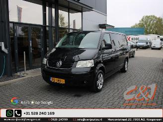 krockskadad bil bedrijf Volkswagen Transporter 2.5 TDI 340 Dubbele Cabine 60 jahre airco navi cruise lang 2008/3