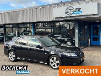 skadebil auto Saab 9-3 Sport Sedan 1.9 TiD Norden Business Automaat Navigatie Cruise Clima Leer Stoelverw. PDC 2008/10