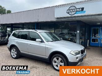 Voiture accidenté BMW X3 2.0i Executive Anniversary Navigatie Cruise Leer Stoelverw Trekhaak PDC 2007/6
