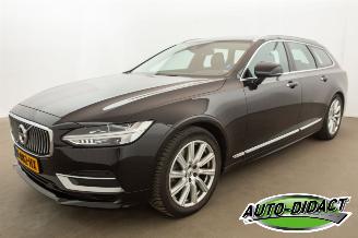 krockskadad bil auto Volvo V-90 2.0 T4 140kW Automaat Digi Dash Camera Navi Leder 2021/1