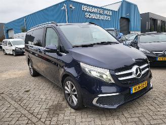 krockskadad bil bedrijf Mercedes V-klasse MBV-klasse 250d Lang DC Avantgarde Edition 81000KM RIJDBAAR euro 6 dg 2020/11