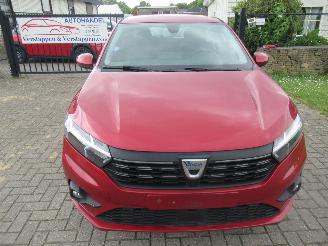 Vaurioauto  passenger cars Dacia Sandero Tce Eco-G Lpg+benzine 23.800km!! Airco Navi CruiseControl Pdc..... 2022/1