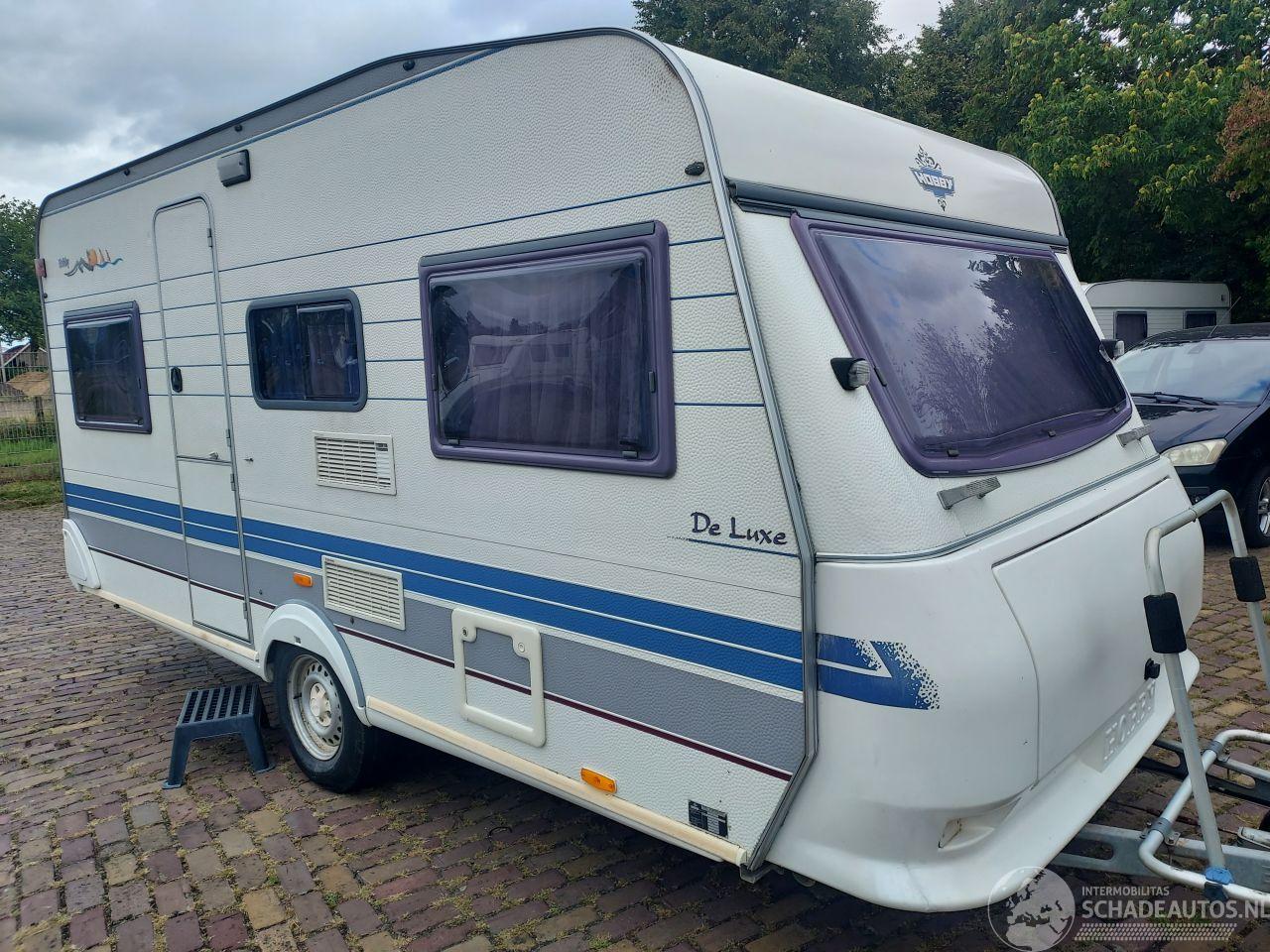 Hobby  450 Vast bed  Rondzit Voortent Inboedel