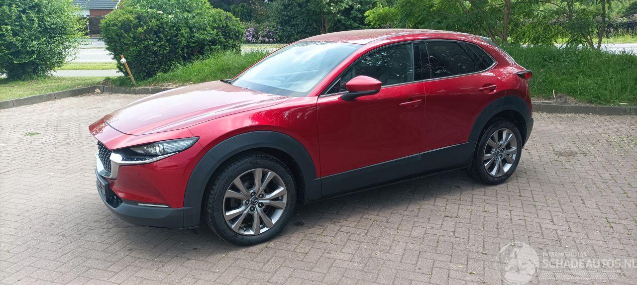 Mazda CX-30 1.8-Skyactive HeadUp Leder Sportstoelen Full-Led koplampen Led achterlichten Climatecontrol CruiseControl Stoelverwarming Lichtautomaat Privacyglas keyless Entry Bose Soundsystem  elektrische achterklep Blindspot system