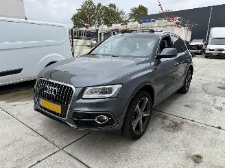 krockskadad bil auto Audi Q5 2.0 TFSI Quattro 230PK - 3xS-line PANO - NAVI - LED 2015/11