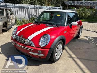 Uttjänta bilar auto Mini Cooper Mini One/Cooper (R50), Hatchback, 2001 / 2007 1.6 16V Cooper 2003/0