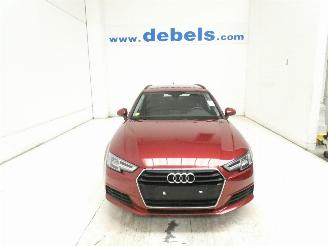 krockskadad bil auto Audi A4 2.0D AVANT 2018/6