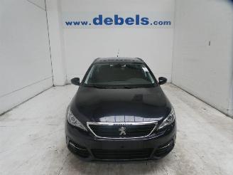 damaged passenger cars Peugeot 308 II SW STYLE 2020/6