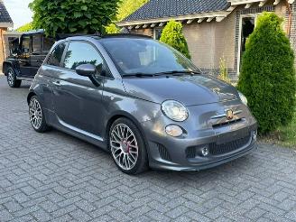 Damaged car Fiat 500C ABARTH 595 TURISMO AUTO LEDER 118 kw 2013/2