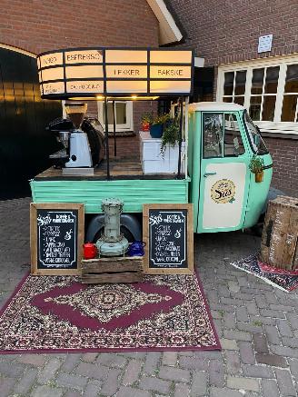 skadebil motor Piaggio  APE P501 COFFEE BAR IBIZA STYLE 1987/9