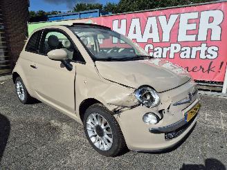 krockskadad bil auto Fiat 500C 1.4 16v 2013/9