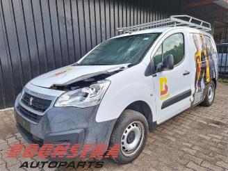 Coche siniestrado Peugeot Partner Partner (GC/GF/GG/GJ/GK), Van, 2008 / 2018 1.6 BlueHDI 75 2018/10
