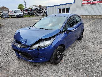 Vrakbiler auto Ford Fiesta 1.25 16V Burma-Blauw Onderdelen SNJA Motor 2010/4