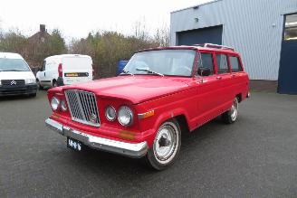 krockskadad bil auto Jeep Wagoneer 3.8 6 cilinder met lpg, nl kenteken 1964/6