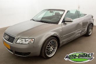 skadebil auto Audi A4 Cabrio 1.8 Clima Leder 2003/4