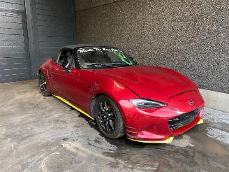 Vrakbiler auto Mazda MX-5 MX-5 (ND) Cabrio 1.5 Skyactiv G-131 16V Cabrio  Benzine 1.496cc 96kW (131pk) RWD 2018/6